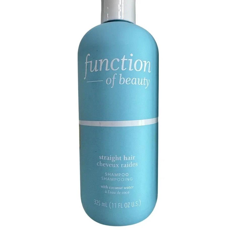 Function of Beauty Straight Hair Shampoo 11oz & Aloe Body Wash 22oz Bundle New